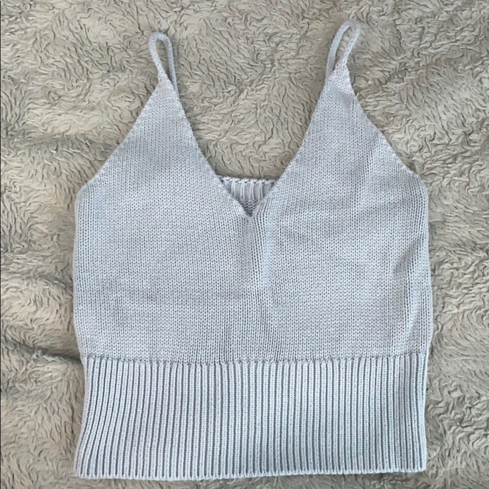 Light Blue Knit Cami